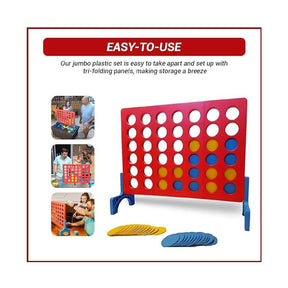 Super-Sized Connect 4 in Row| Fun Perfect for Outdoor Gatherings