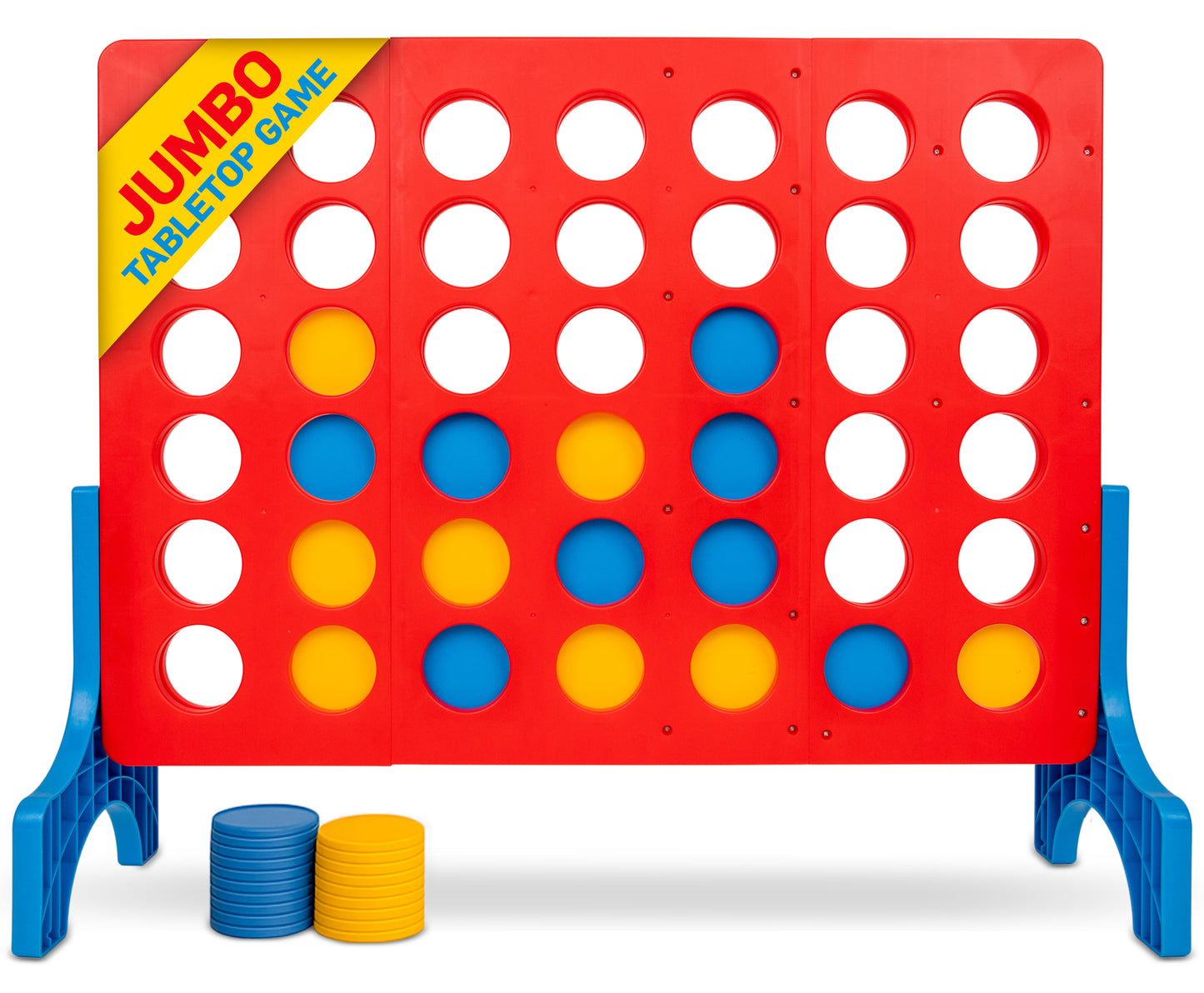 Bolaball Giant 4 in a Row Connect Game - Indoor/Outdoor Yard Game for Kids & Adults