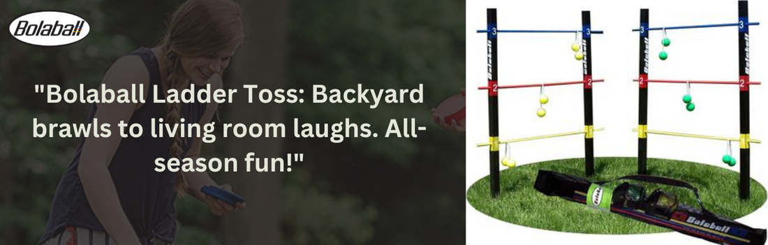 Experience Endless Fun with Bolaball's Ladder Toss: Indoor and Outdoor Joy