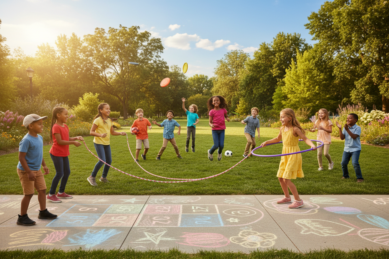 Classic and Creative Outdoor Games for Kids: Fun Play Ideas for Any Space