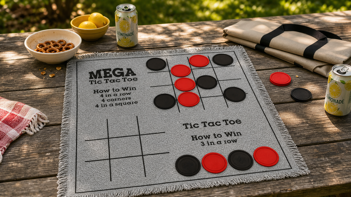 Three Games, One Mat: How the Mega Tic Tac Toe Set Keeps Every Age at the Table