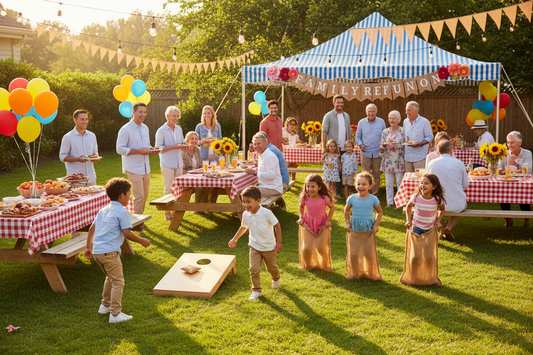 How to Organize a Memorable Family Reunion: Themes, Games, Food, and Activities for All Ages