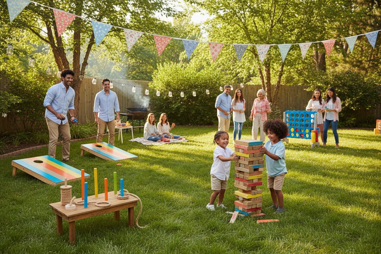 The Best Outdoor Games and DIY Projects for Fun-Filled Family Backyard Time