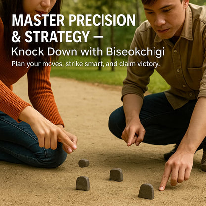 Bolaball Gonggi Korean Game Set, New Korean Traditional Play Game, Gonggi Jack Stone Pebbles Set, Jebi chagi, Gong-gi, Biseokchigi, Paeng-y, DDAKJI, Family Party Games