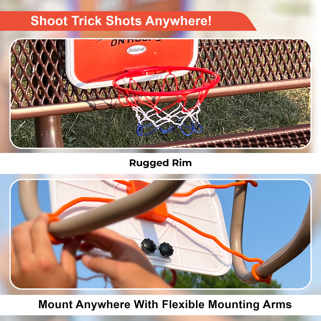 Bolaball Mini Basketball Hoop Set - Pro Door & Wall Accessories, Metal, Model 25577-1, Perfect Gift for Sports Enthusiasts