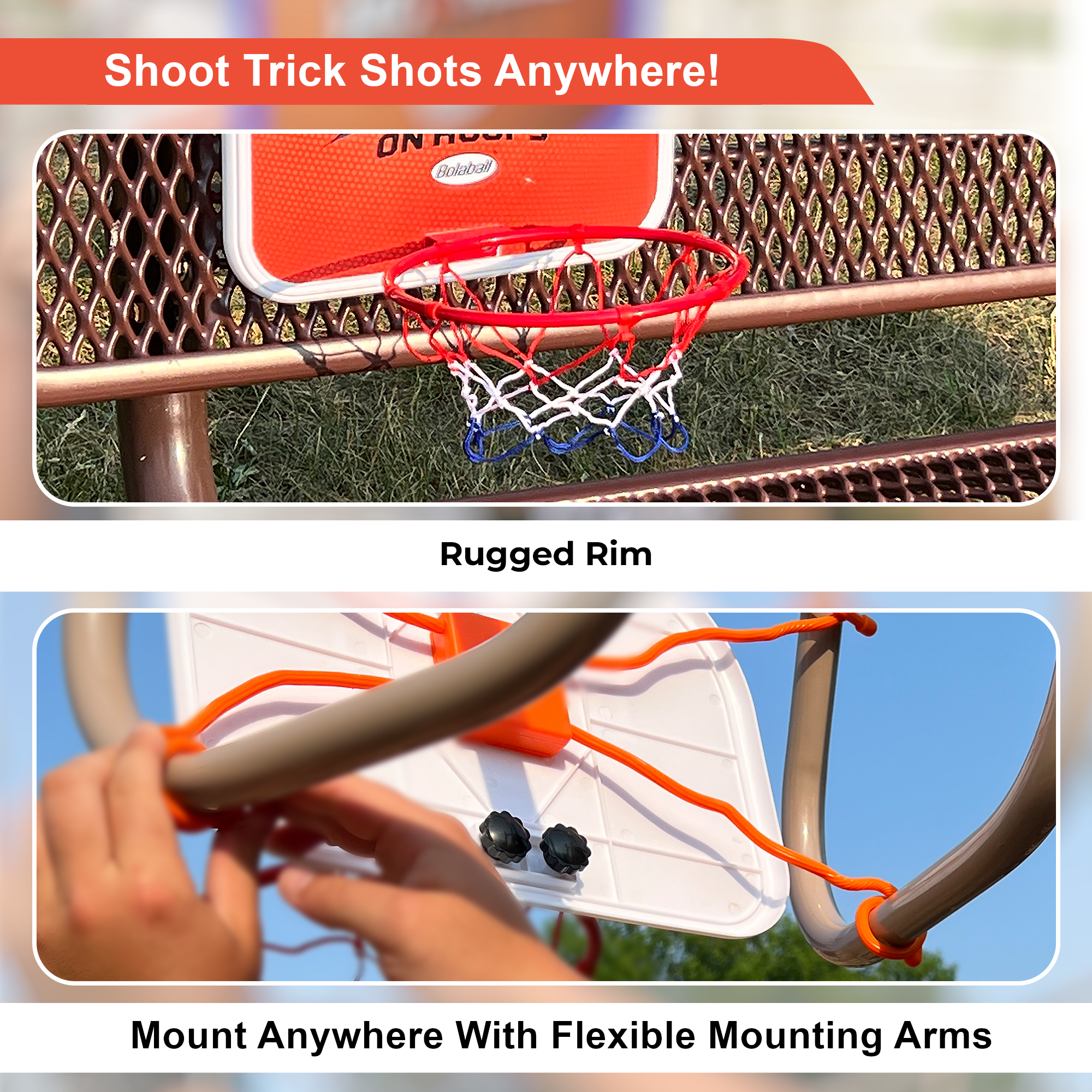 Bolaball Mini Basketball Hoop Set - Pro Door & Wall Accessories, Metal, Model 25577-1, Perfect Gift for Sports Enthusiasts