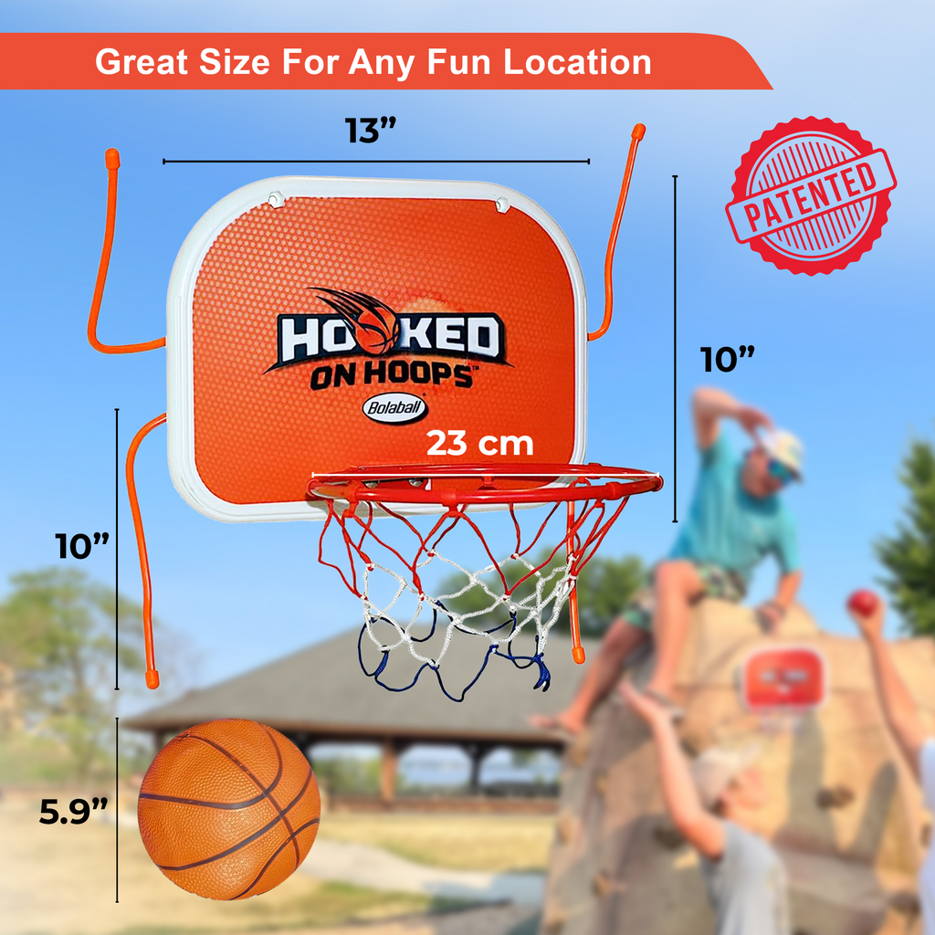 Bolaball Mini Basketball Hoop Set - Pro Door & Wall Accessories, Metal, Model 25577-1, Perfect Gift for Sports Enthusiasts