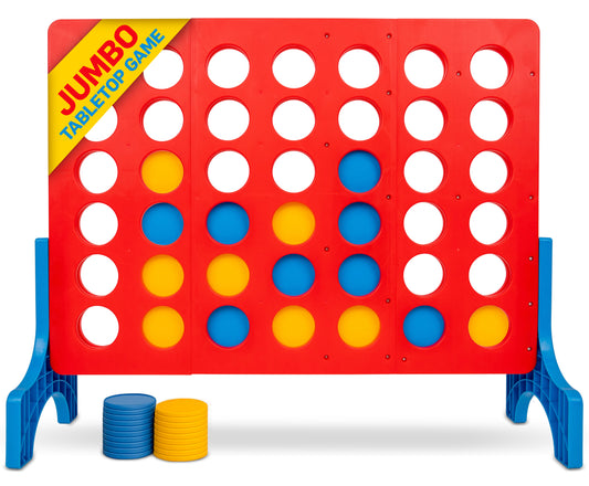 Bolaball Giant 4 in a Row Connect Game - Indoor/Outdoor Yard Game for Kids & Adults
