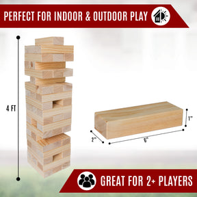 Pro - Giant Tumbling Blocks | Outdoor Backyard Games