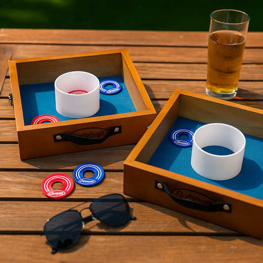 Premium Wooden Washer Toss Game Set – Best Outdoor Yard & Lawn Fun